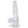 King Cock Gode transparent king Cock 13.5 x 3.5cm
